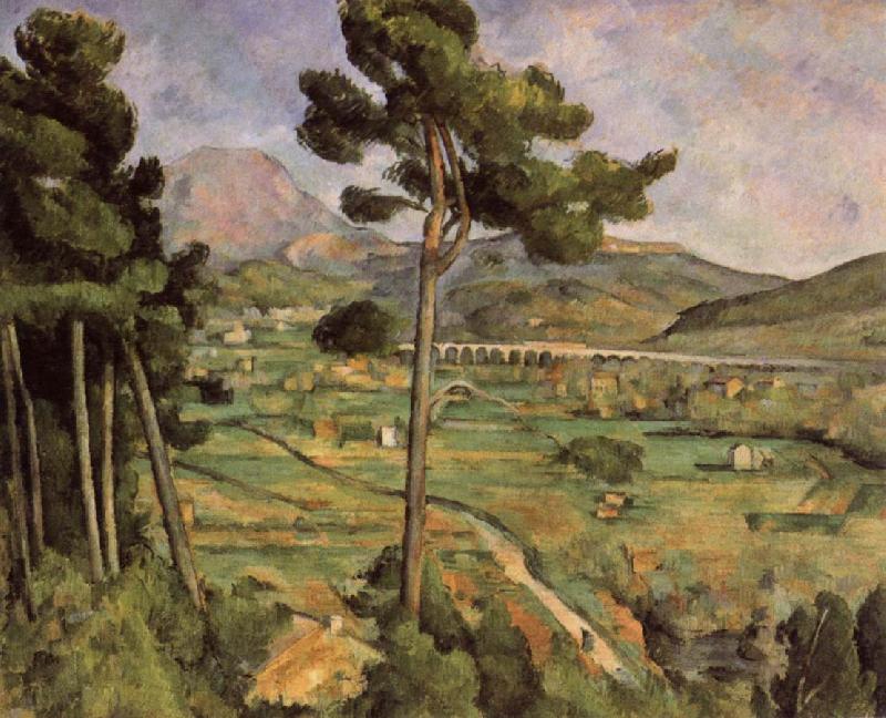 Paul Cezanne Mont Sainte Victoire seen from Bellevue Germany oil painting art